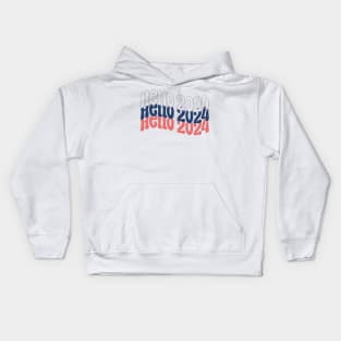 Hello 2024 Kids Hoodie